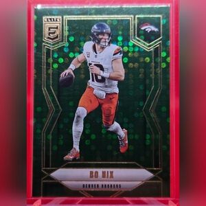 2025 Panini Donruss Elite : GREEN DISCO #43 Bo Nix